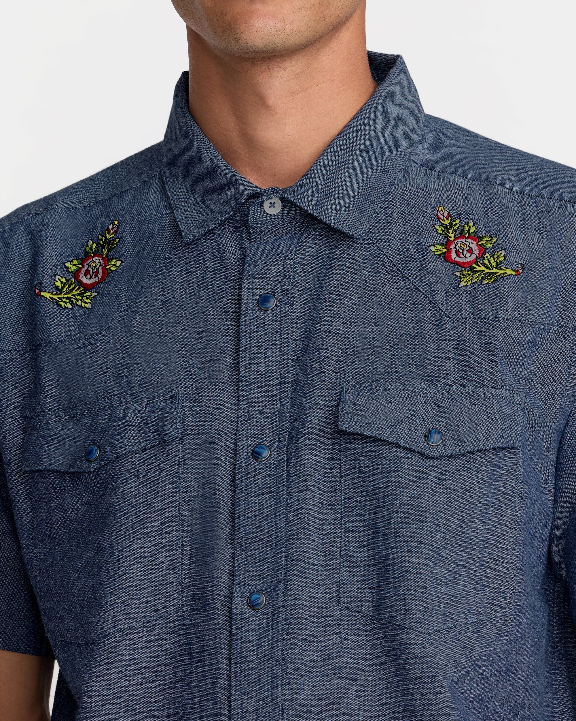 Rosa Chambray Shirt - Indigo