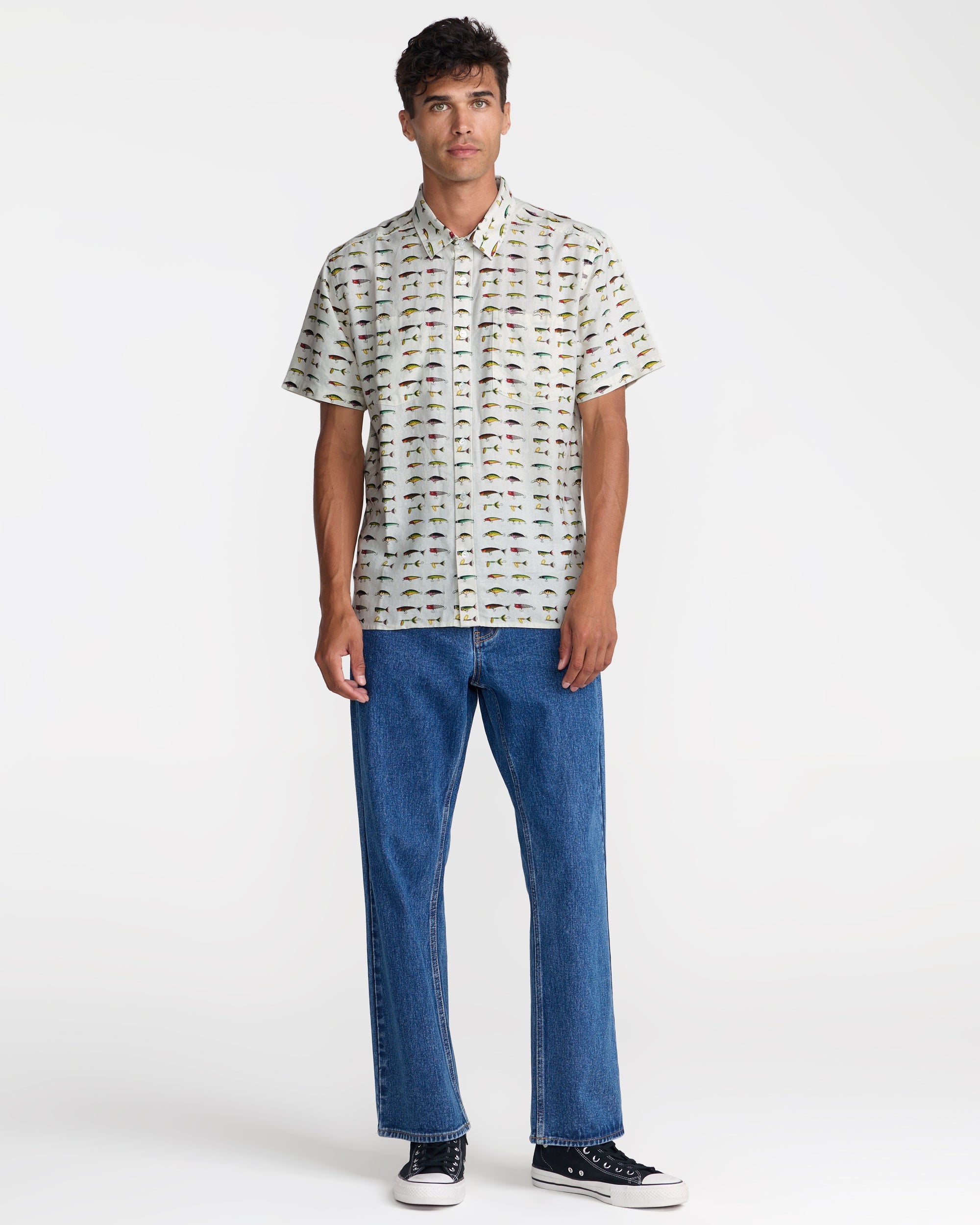 Tackle Shop Short Sleeve Shirt - Wheat