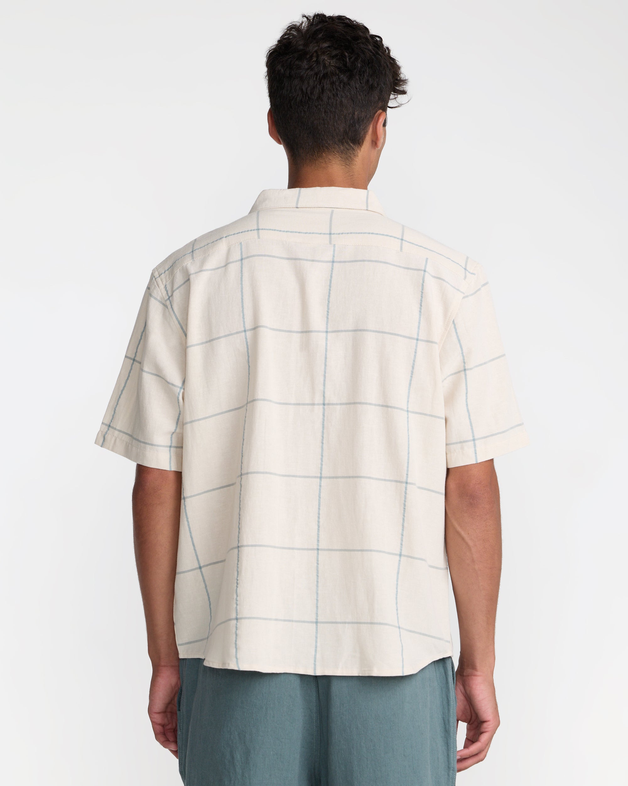 VAcancy Plaid Short Sleeve Shirt - Ceramic