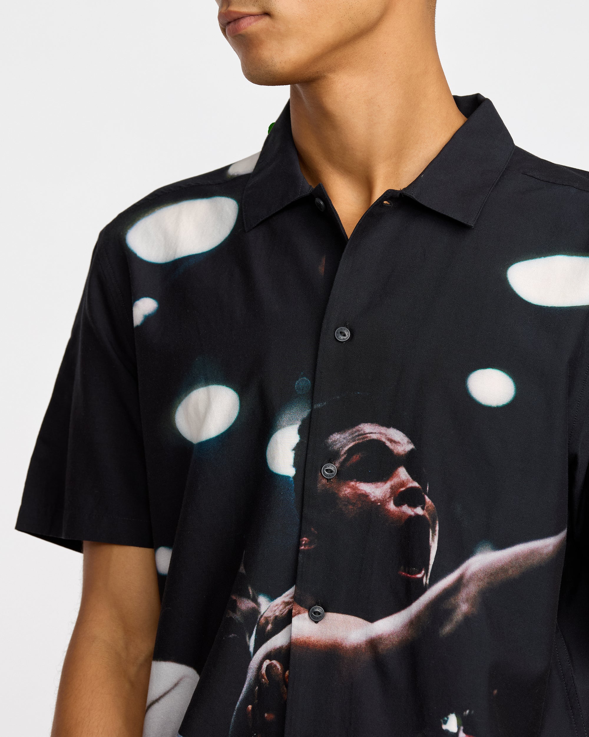 VA X Ali Rumble Short Sleeve Shirt - RVCA Black