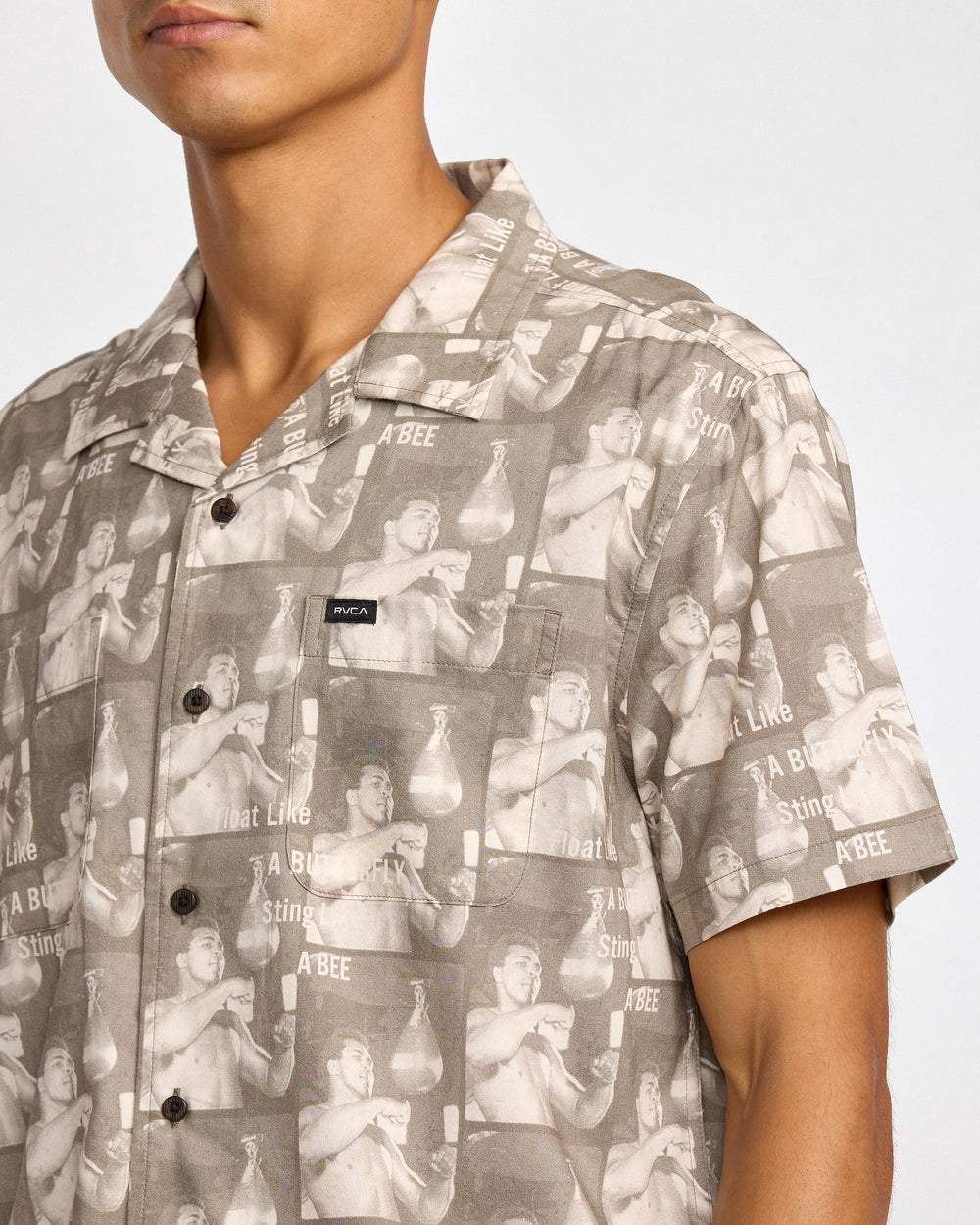 VA X Ali Float Sting Short Sleeve Shirt - Mushroom