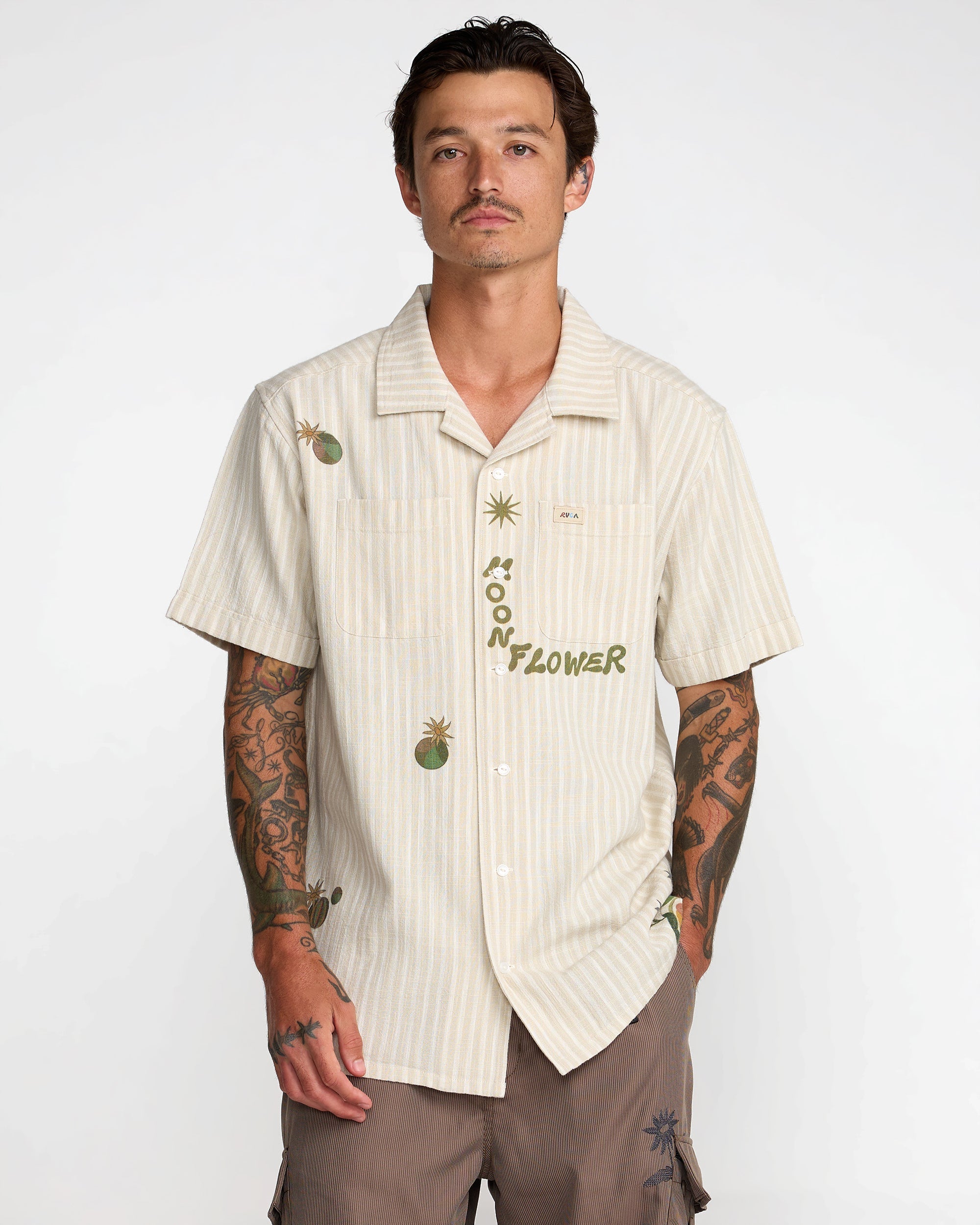 Mel G Moonlight Short Sleeve Shirt - Antique White