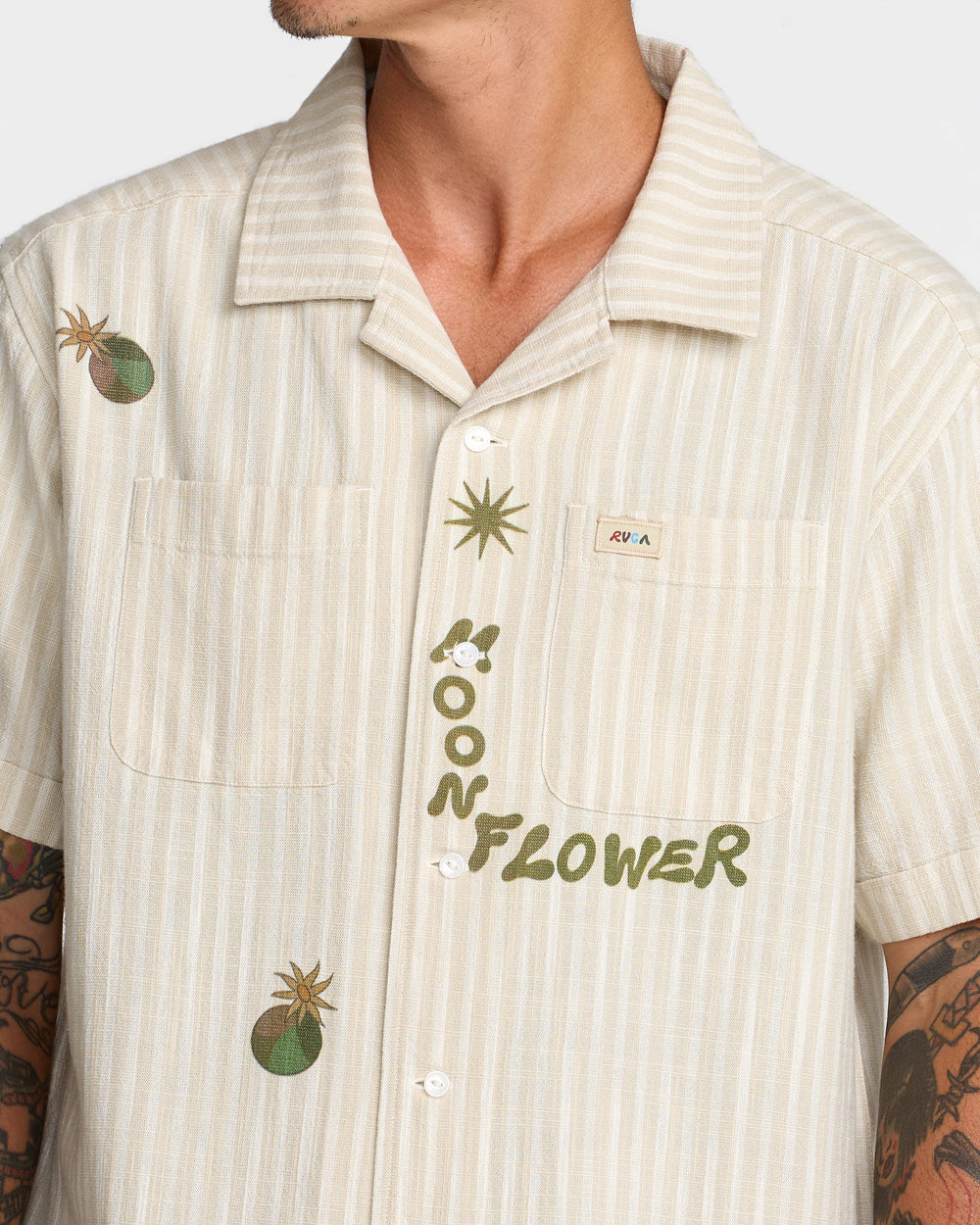 Mel G Moonlight Short Sleeve Shirt - Antique White