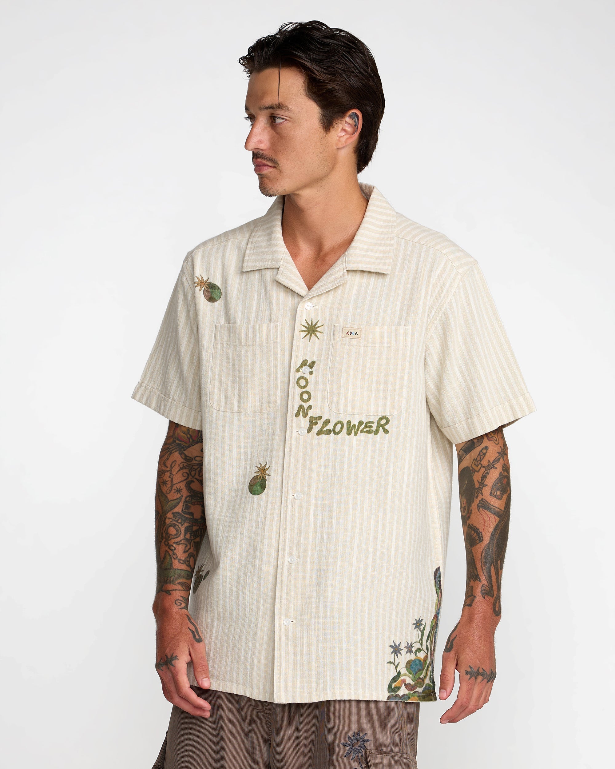 Mel G Moonlight Short Sleeve Shirt - Antique White