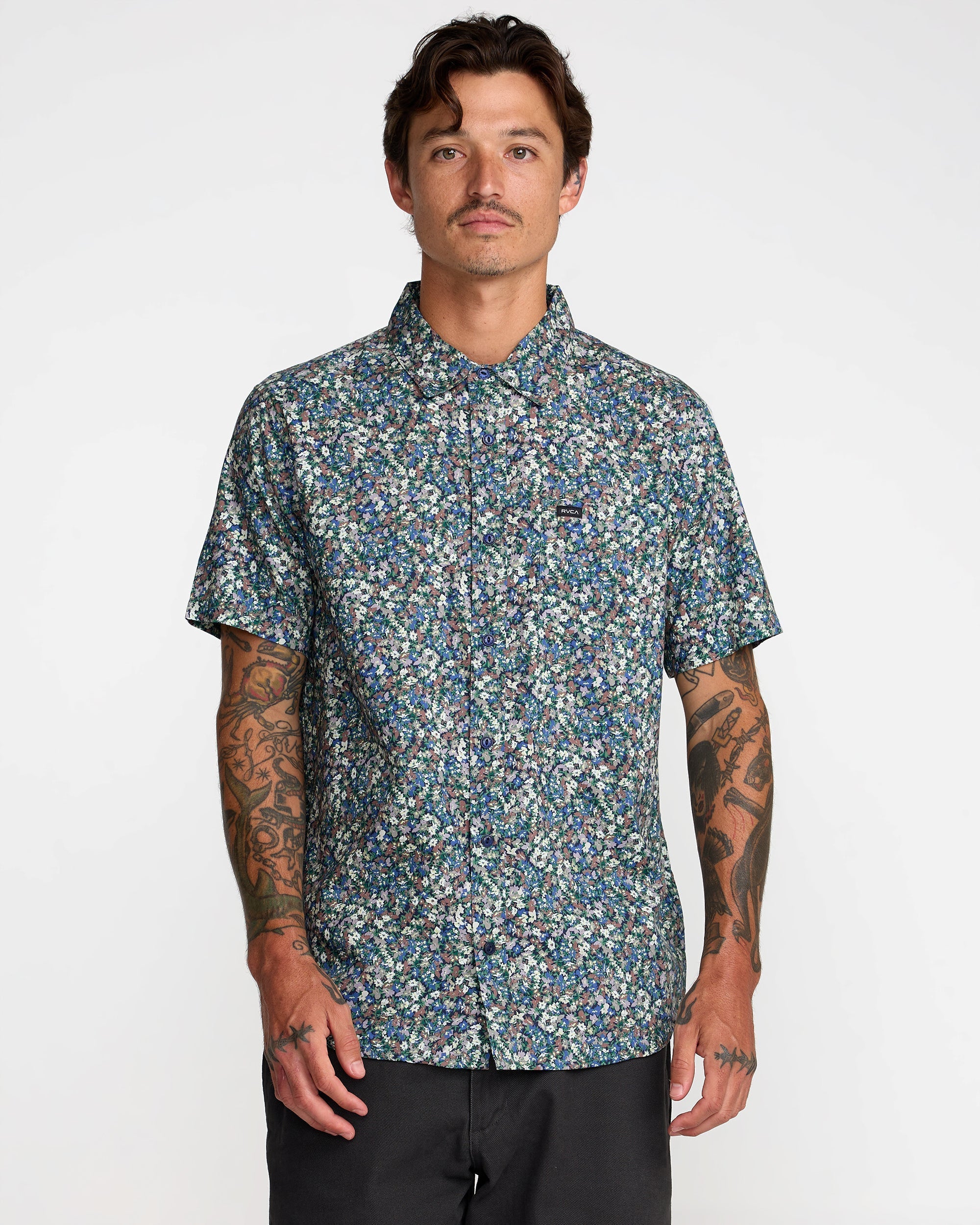 Heavy Bloom Shirt - Vintage Navy