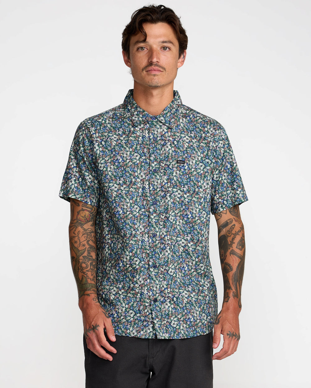 Heavy Bloom Shirt - Vintage Navy