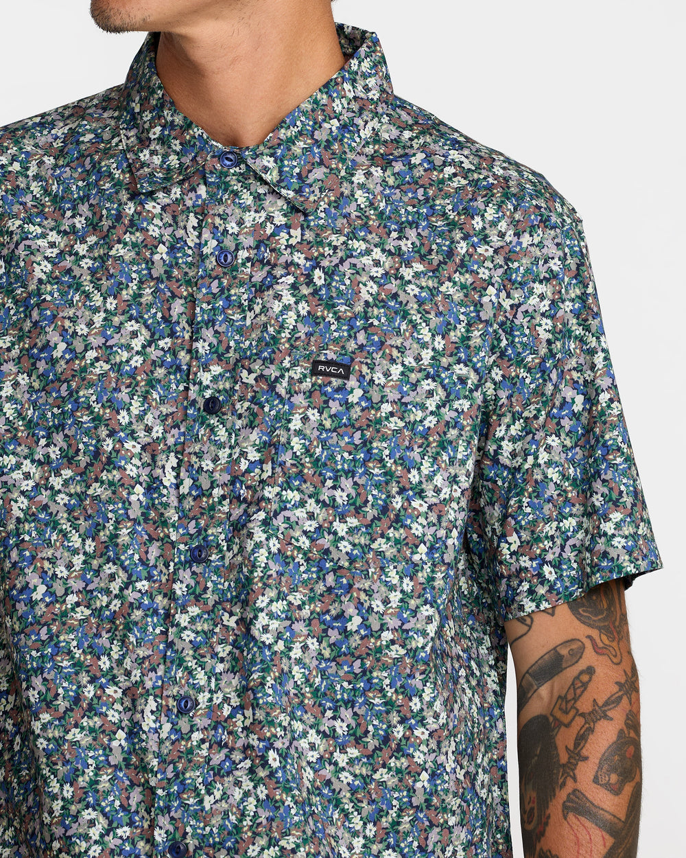 Heavy Bloom Shirt - Vintage Navy