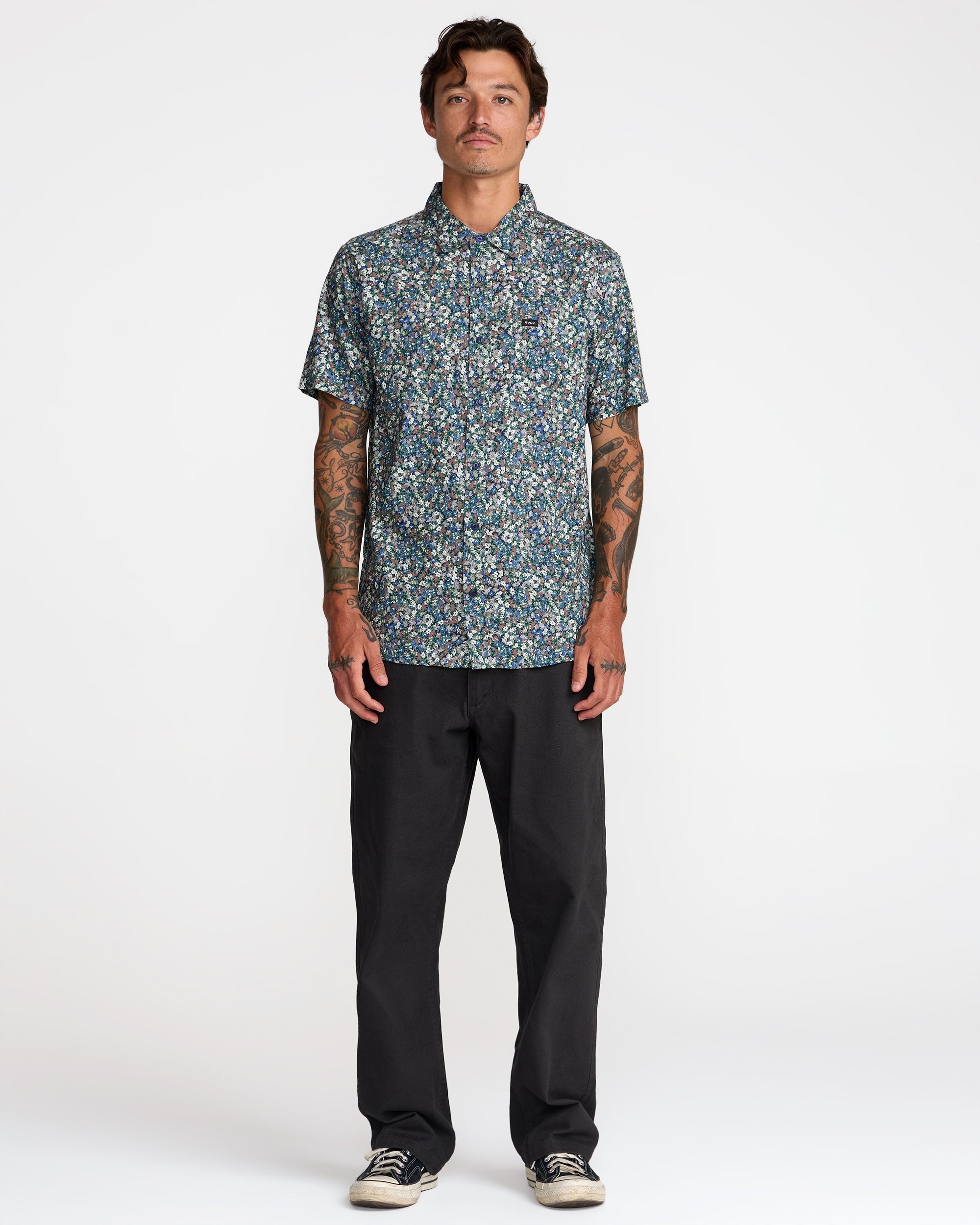 Heavy Bloom Shirt - Vintage Navy