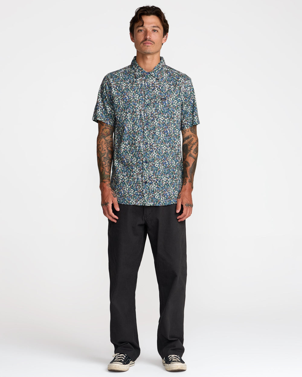Heavy Bloom Shirt - Vintage Navy