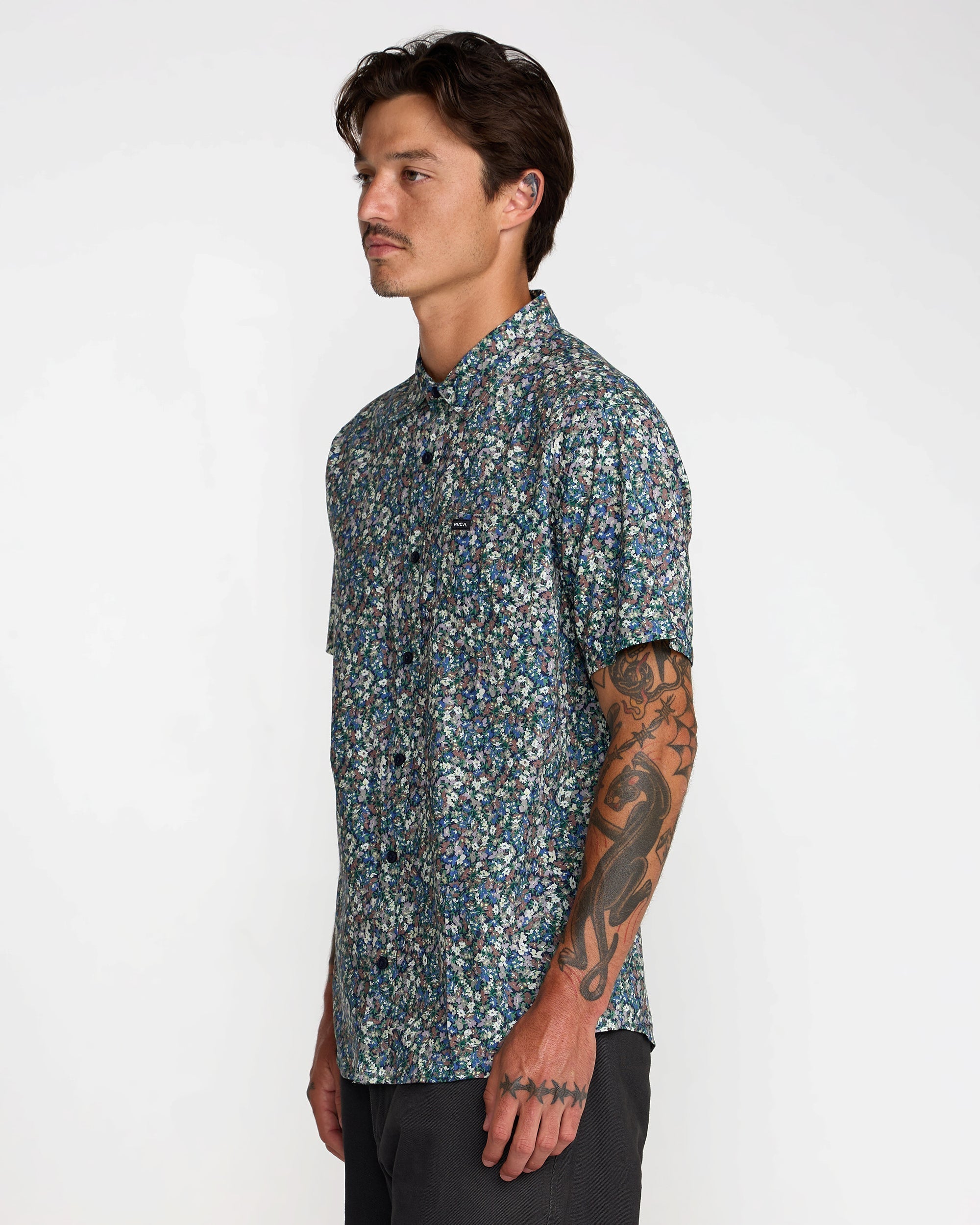 Heavy Bloom Shirt - Vintage Navy