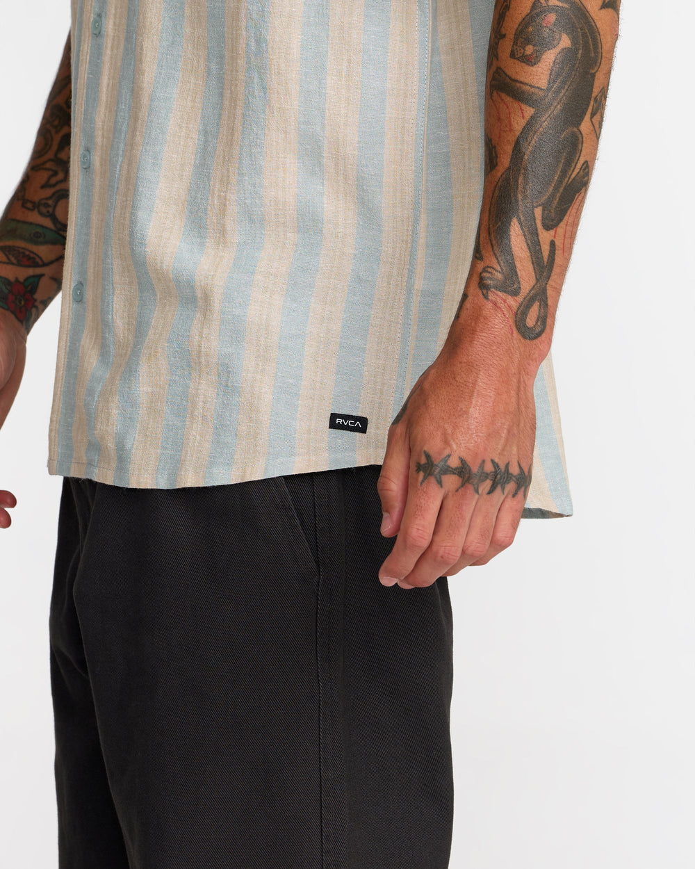 Beat Stripe Shirt - Chambray