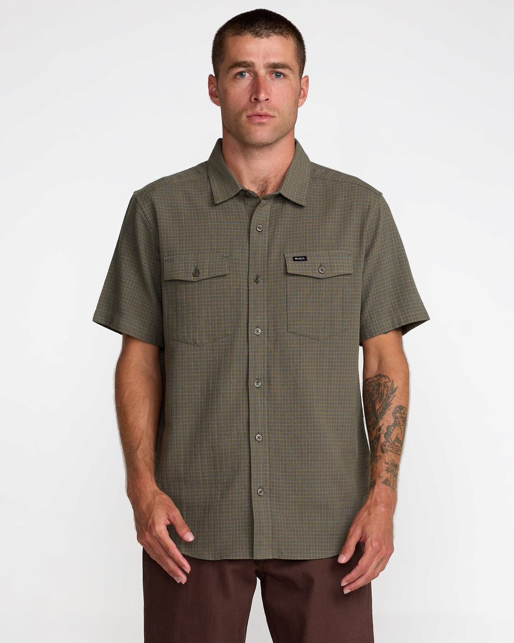 Costa Plaid - Sage Leaf