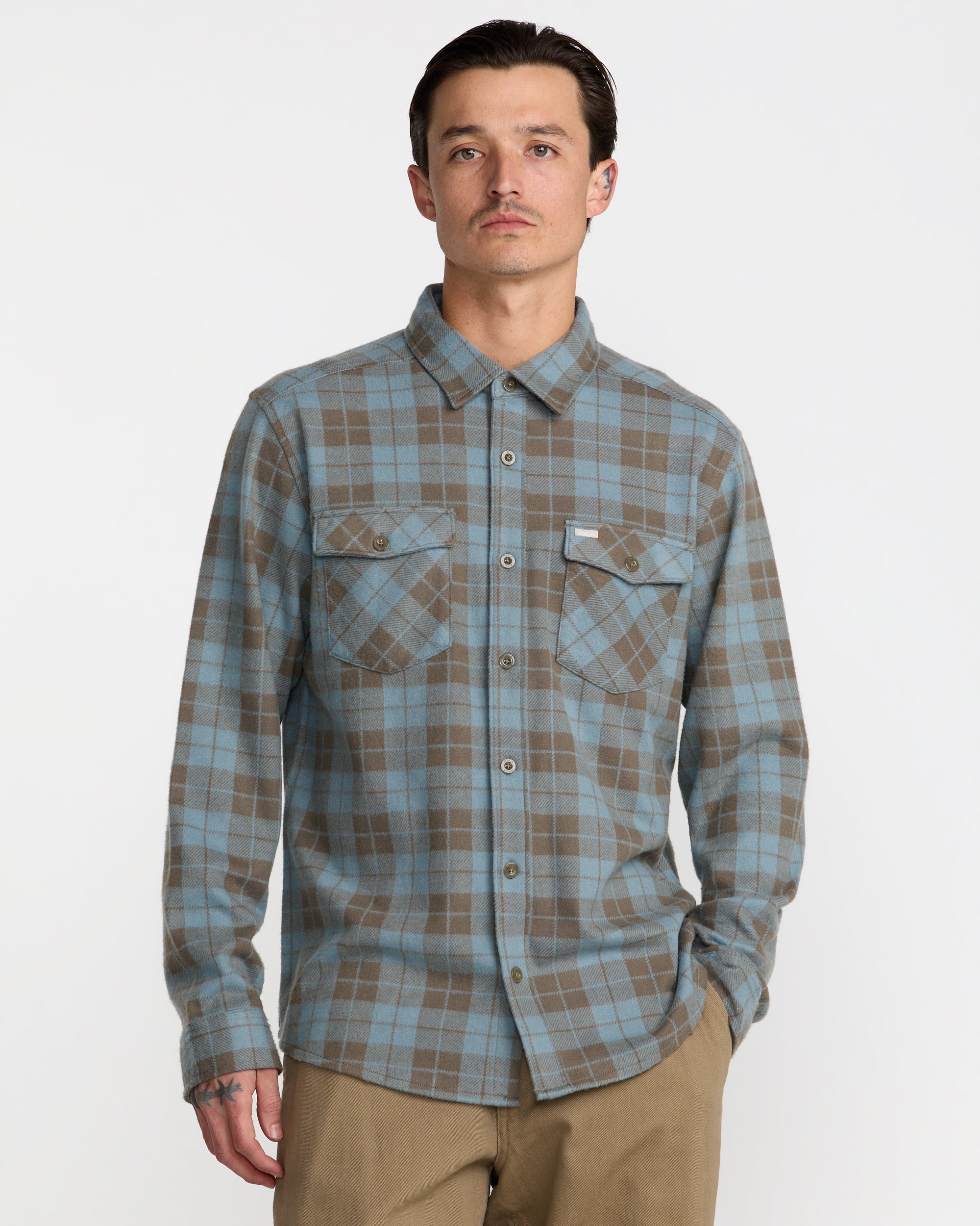 VAcancy Flannel Long Sleeve Shirt - Lead