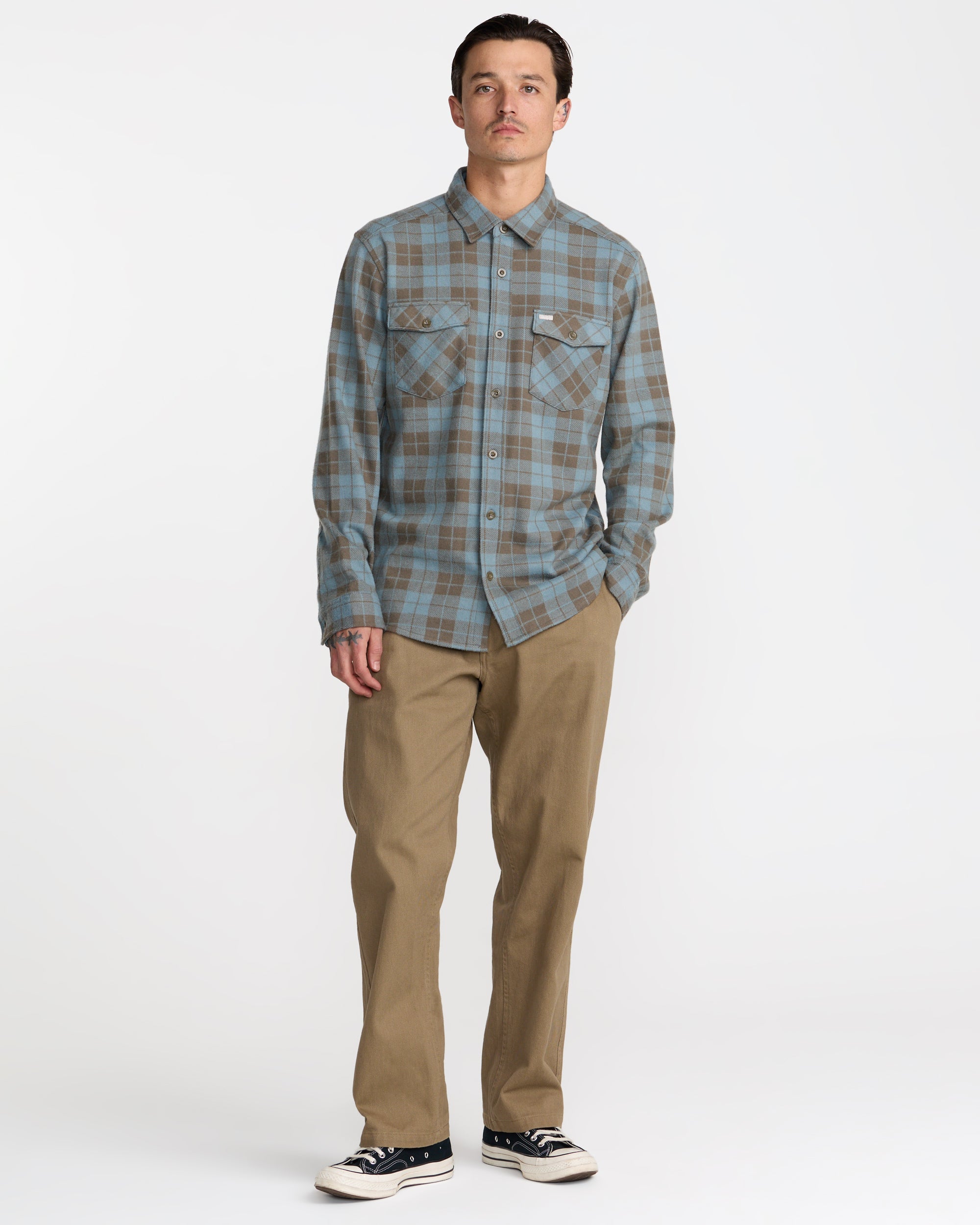 VAcancy Flannel Long Sleeve Shirt - Lead