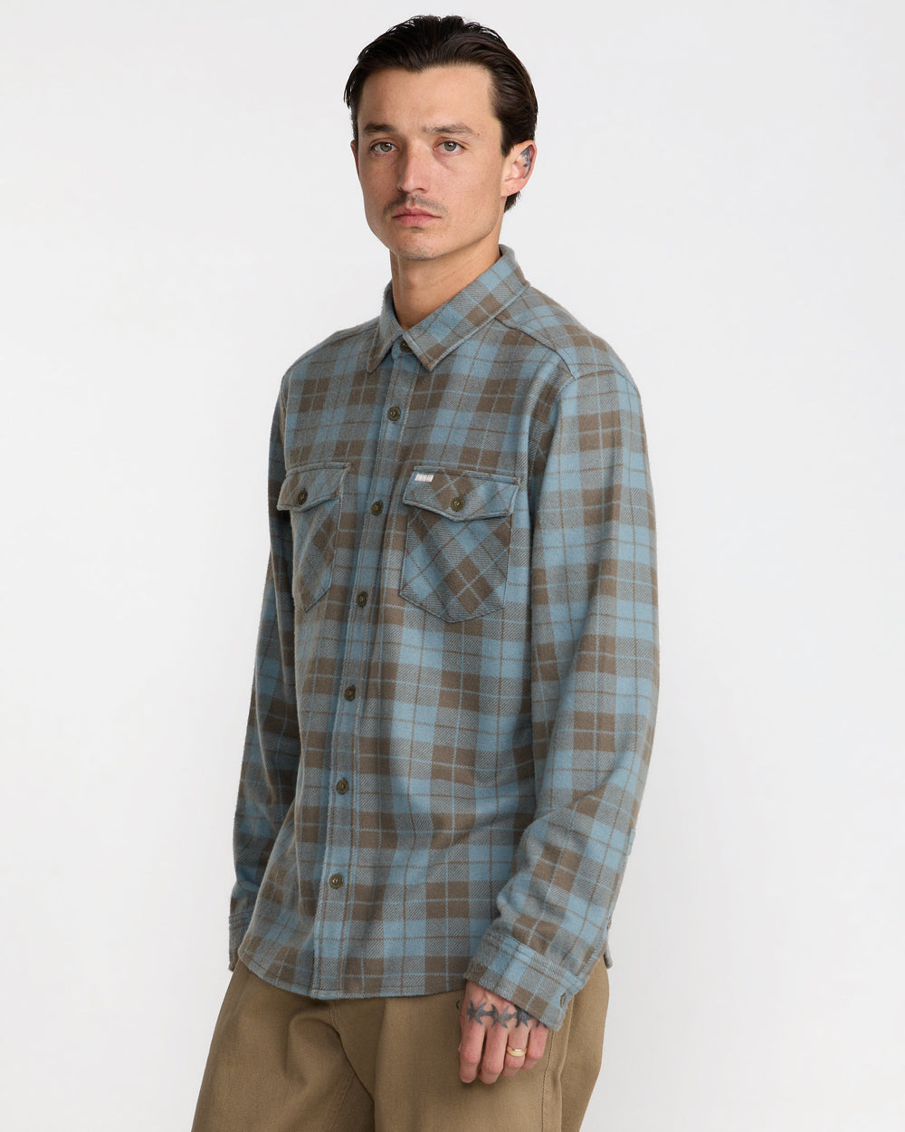 VAcancy Flannel Long Sleeve Shirt - Lead