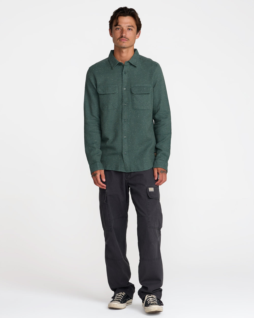 Dayshift Flannel - Balsam Green