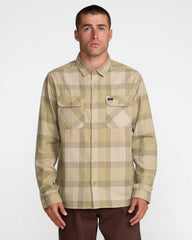 That'll Work Flannel Long Sleeve - Light Khaki