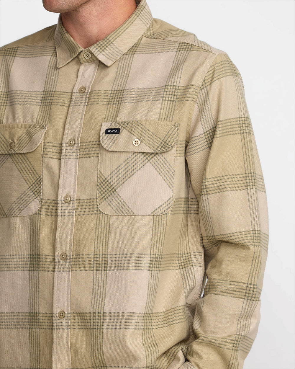 That'll Work Flannel Long Sleeve - Light Khaki