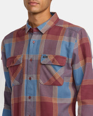 That'll Work Flannel Long Sleeve Shirt - Red Earth