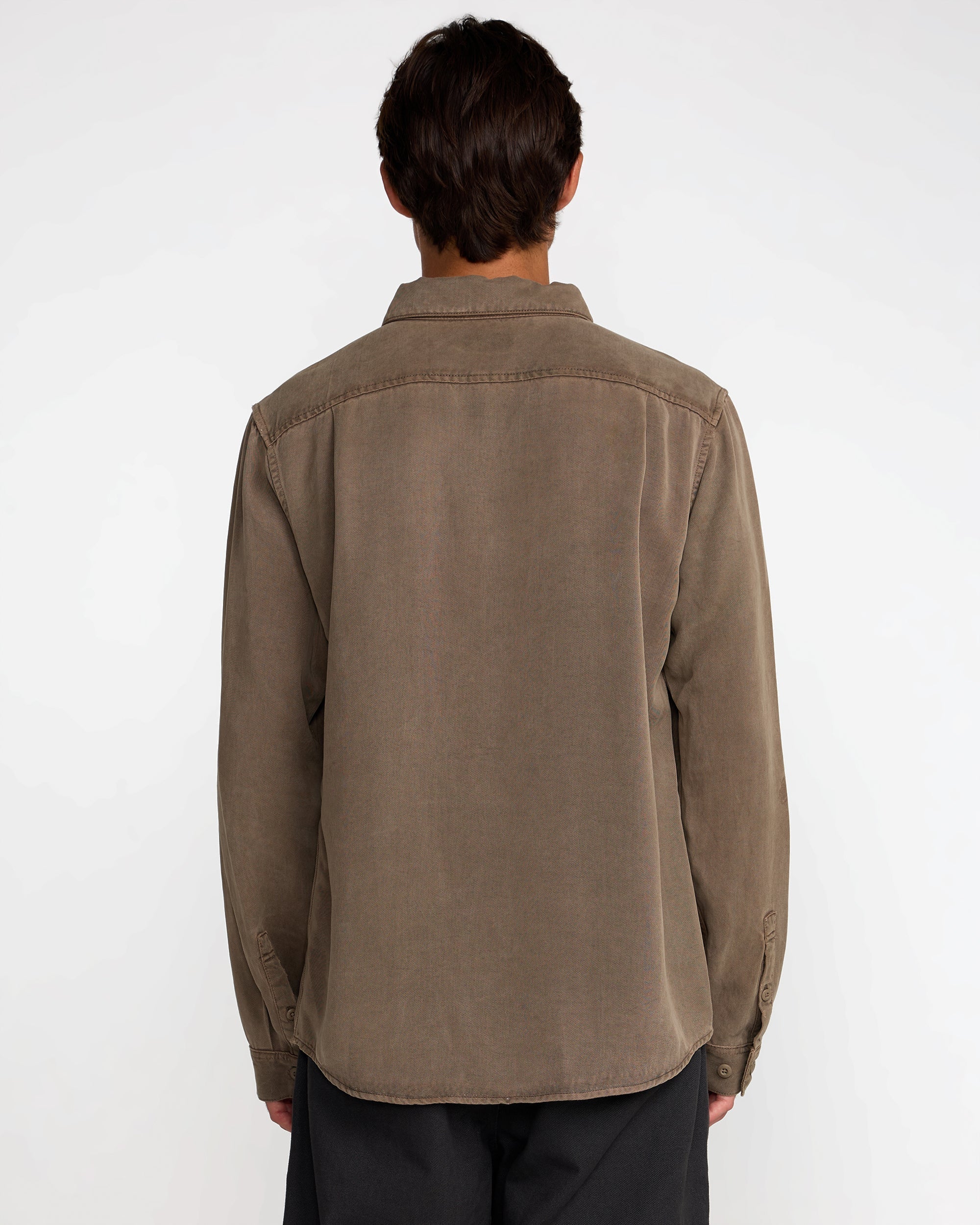 Mel G Moon Flower Long Sleeve Shirt - Mushroom