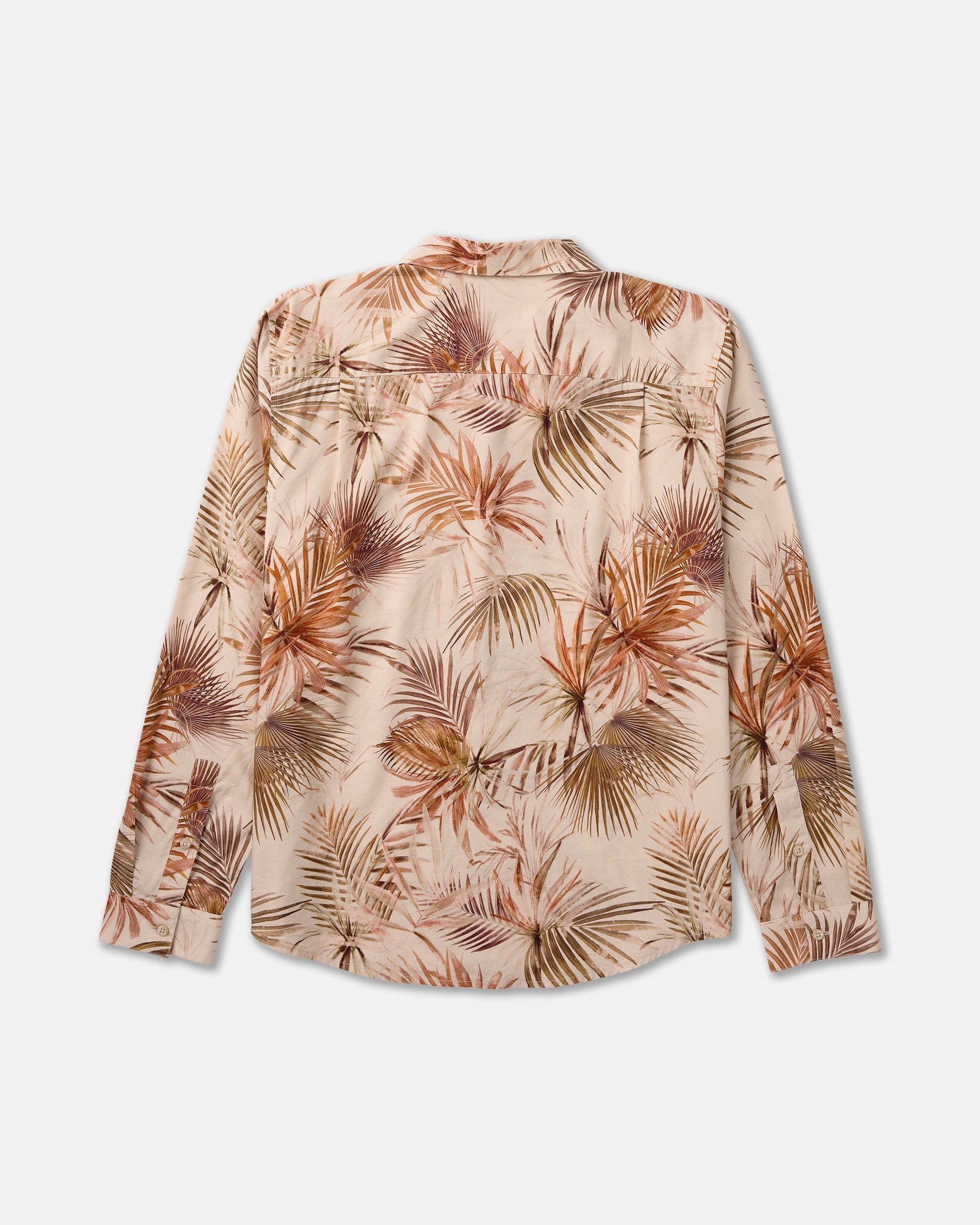 Mel G Palm Long Sleeve Shirt - Khaki