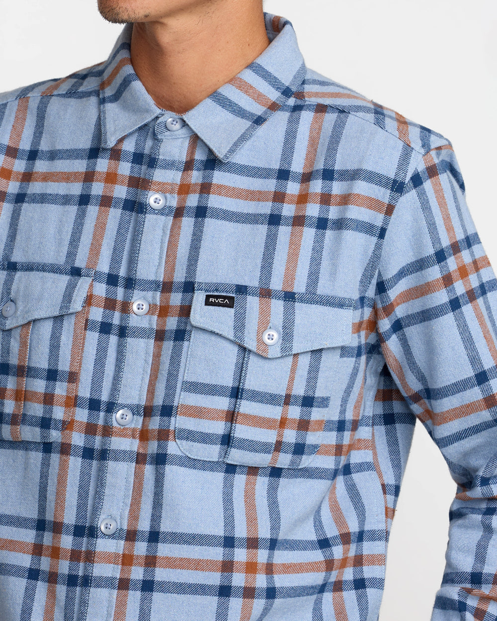 Hughes Flannel - Chambray