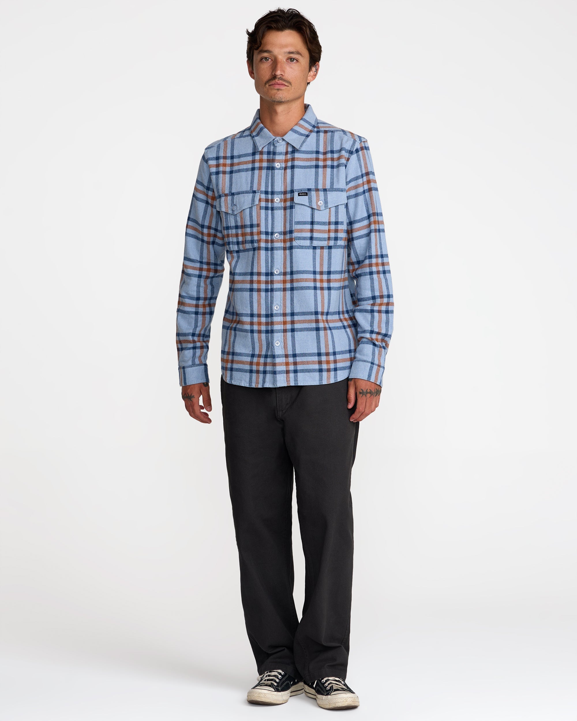 Hughes Flannel - Chambray