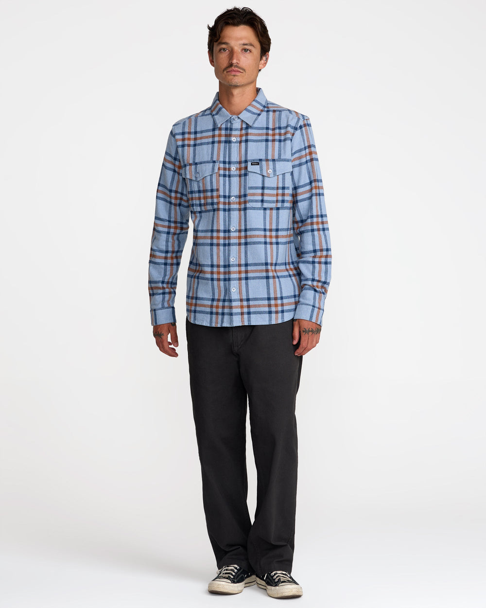Hughes Flannel - Chambray