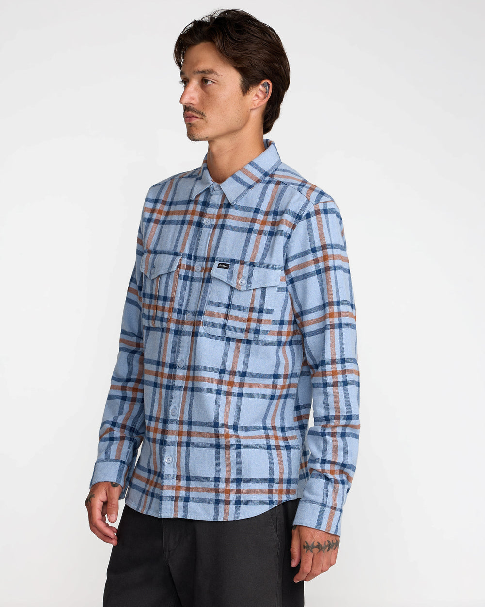 Hughes Flannel - Chambray