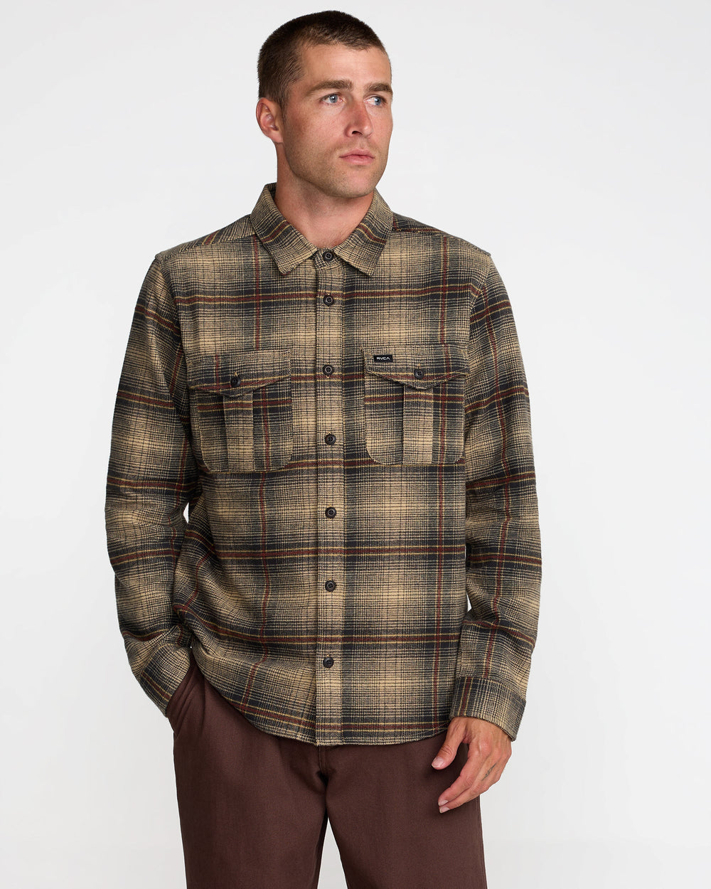 Hughes Flannel - Pirate Black