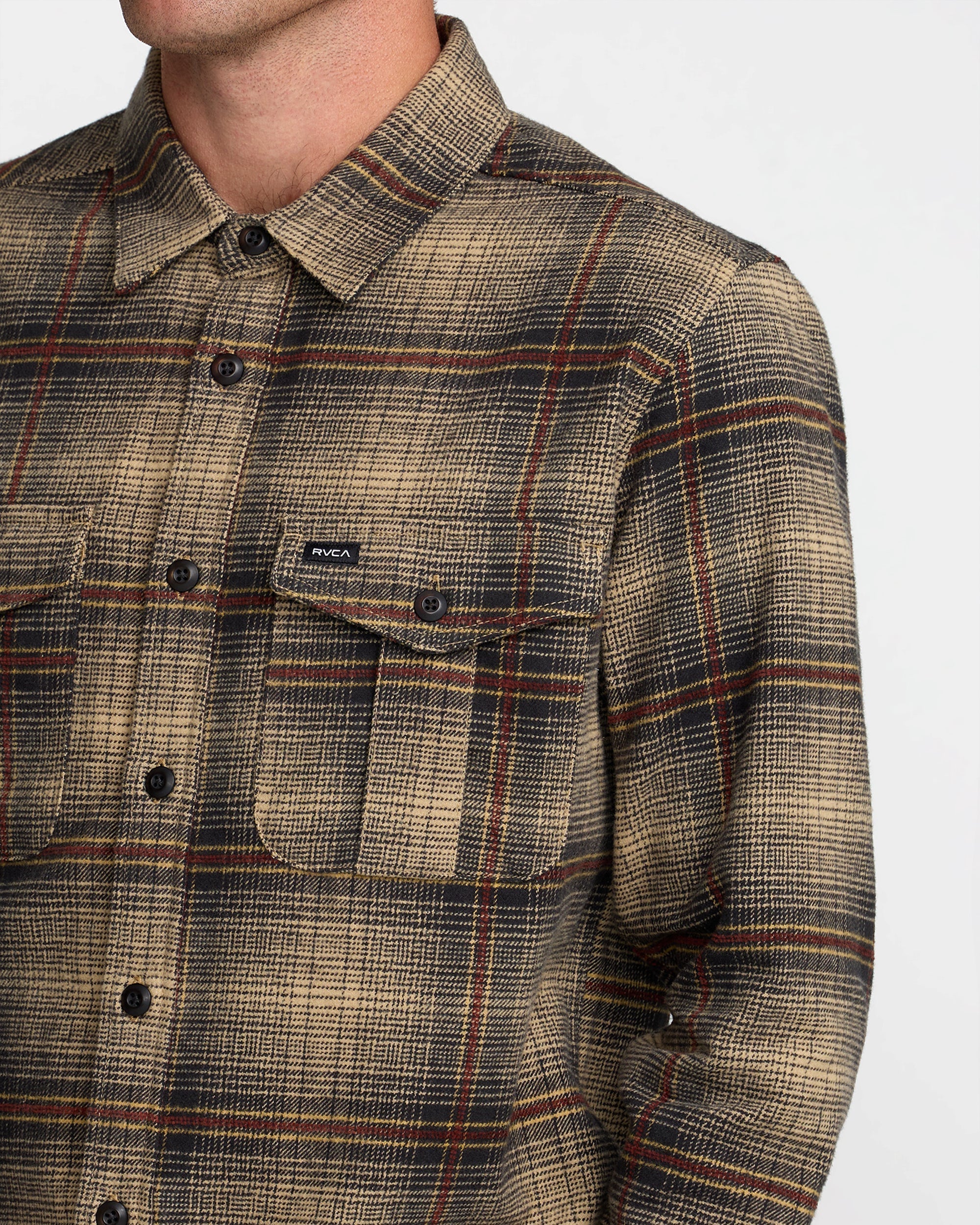 Hughes Flannel - Pirate Black
