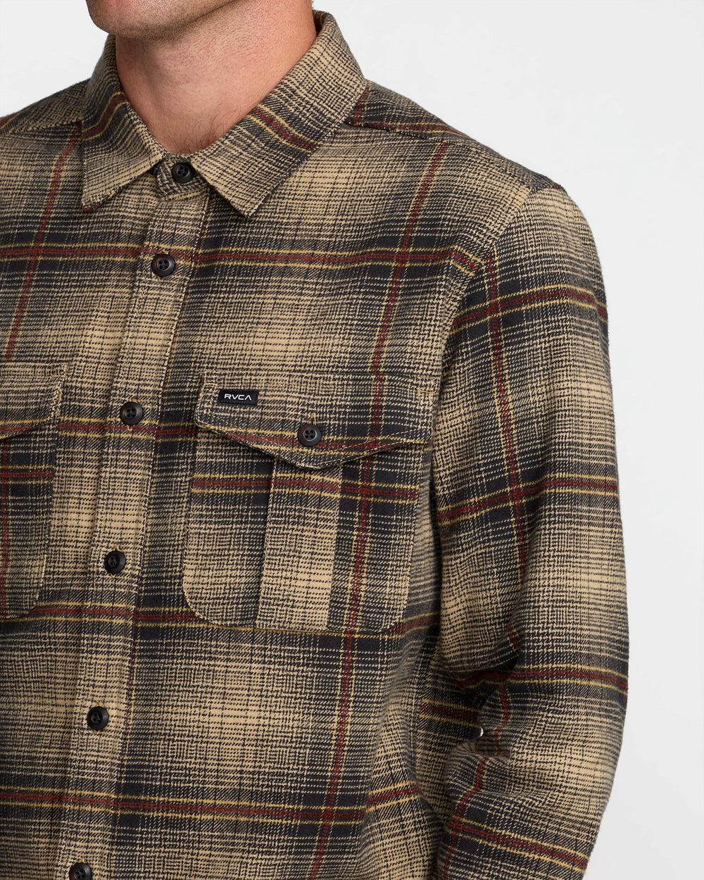 Hughes Flannel - Pirate Black