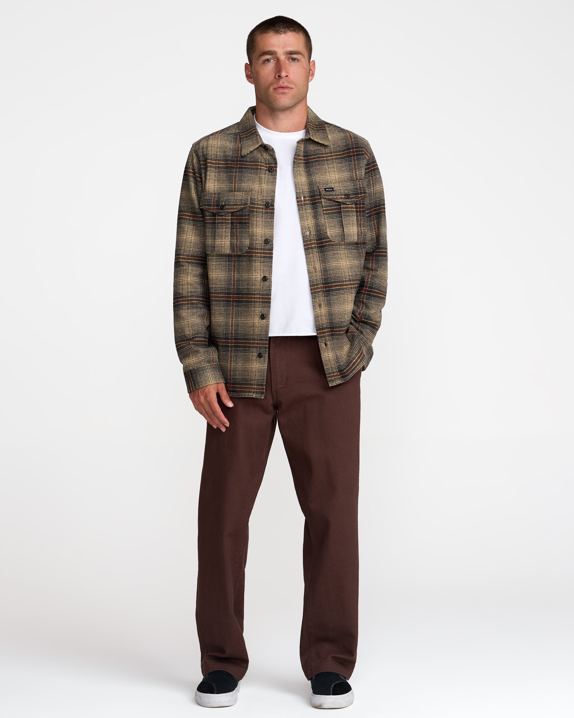 Hughes Flannel - Pirate Black