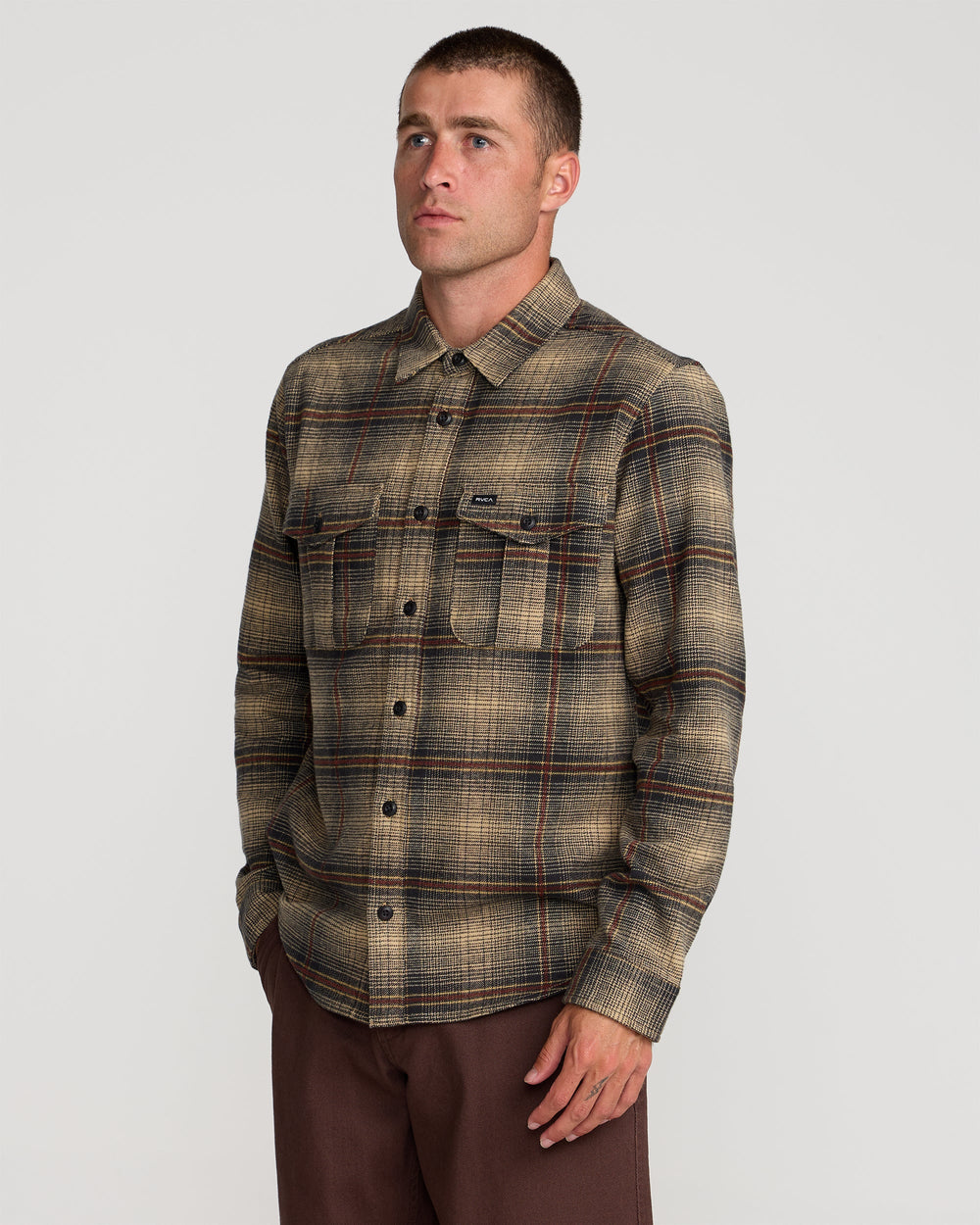 Hughes Flannel - Pirate Black