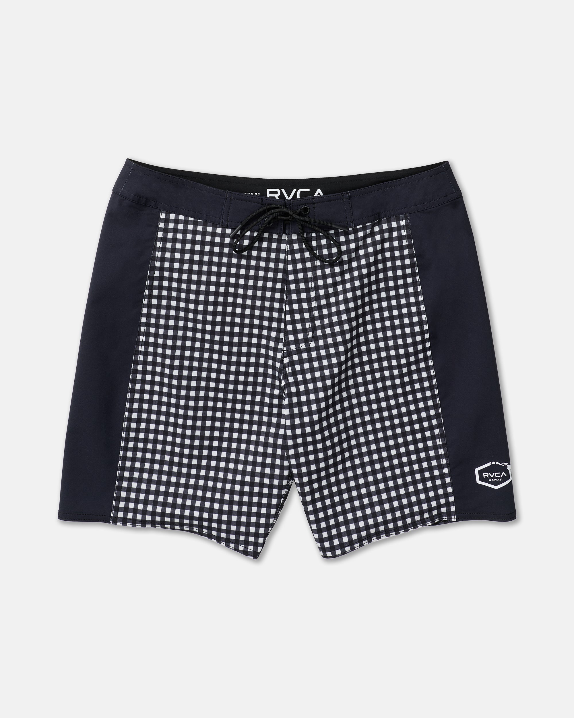 Hawaii Apex 2 Boardshort 18" - Black White