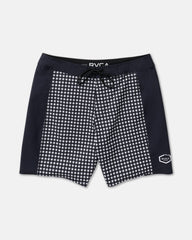 Hawaii Apex 2 Boardshort 18" - Black White