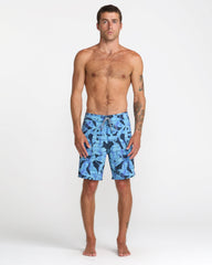 Steady Stripe Trunks - Vintage Blue