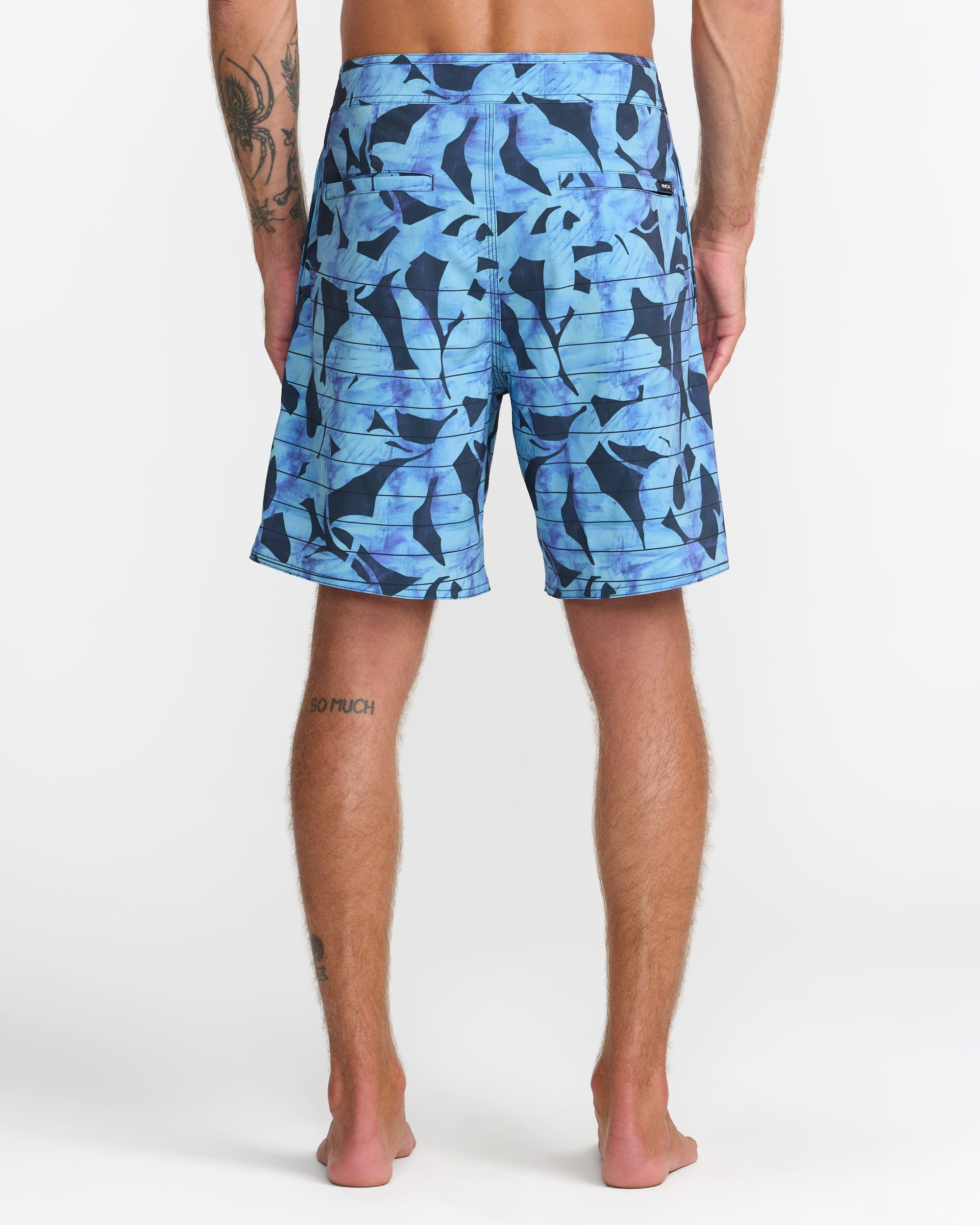 Steady Stripe Trunks - Vintage Blue