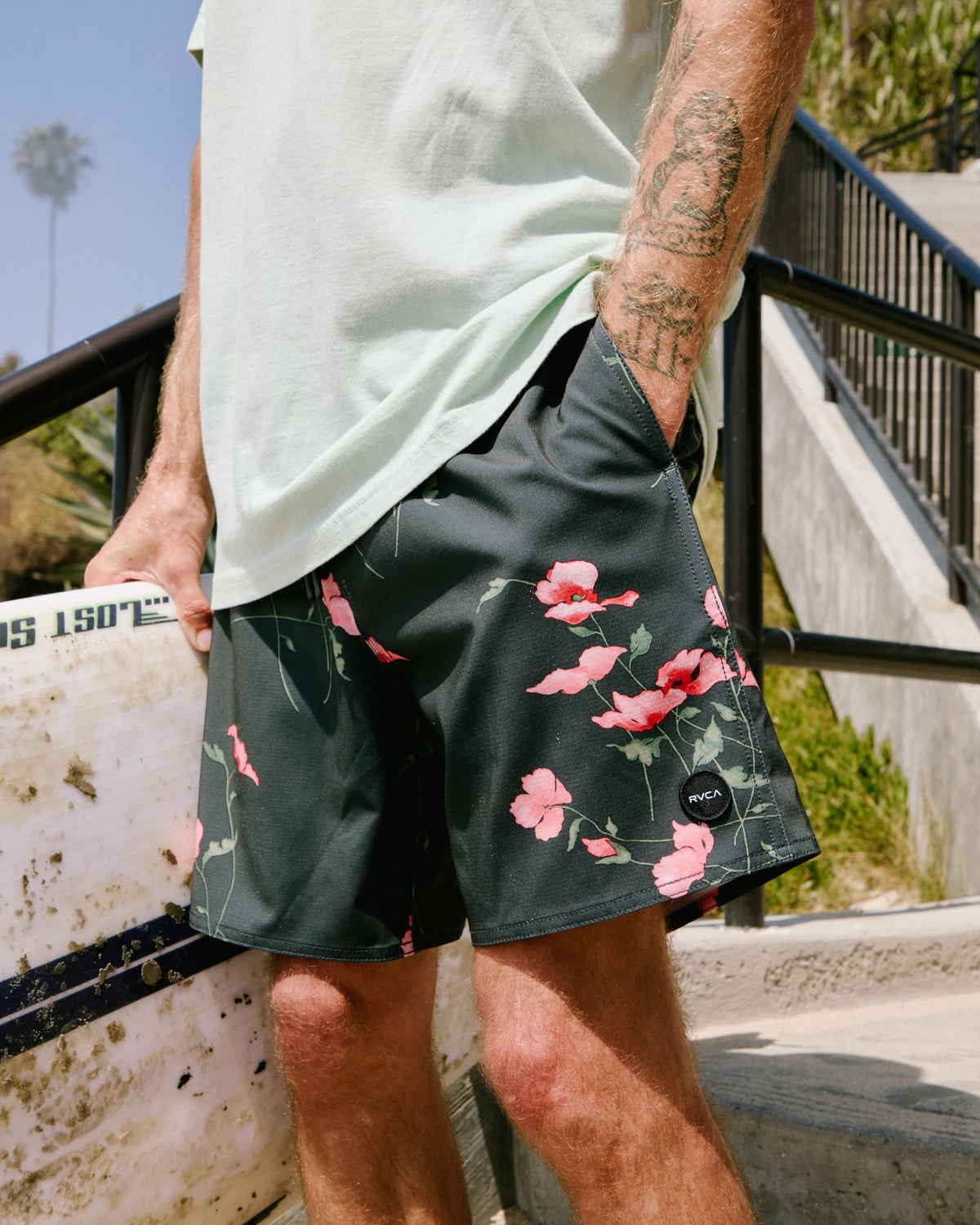 Down Right Boardshort 17" - Pirate Black