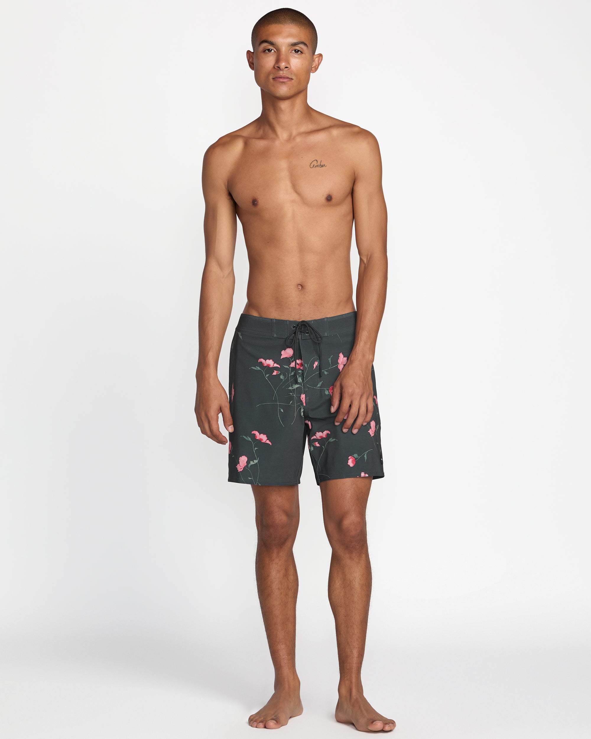 Down Right Boardshort 17" - Pirate Black