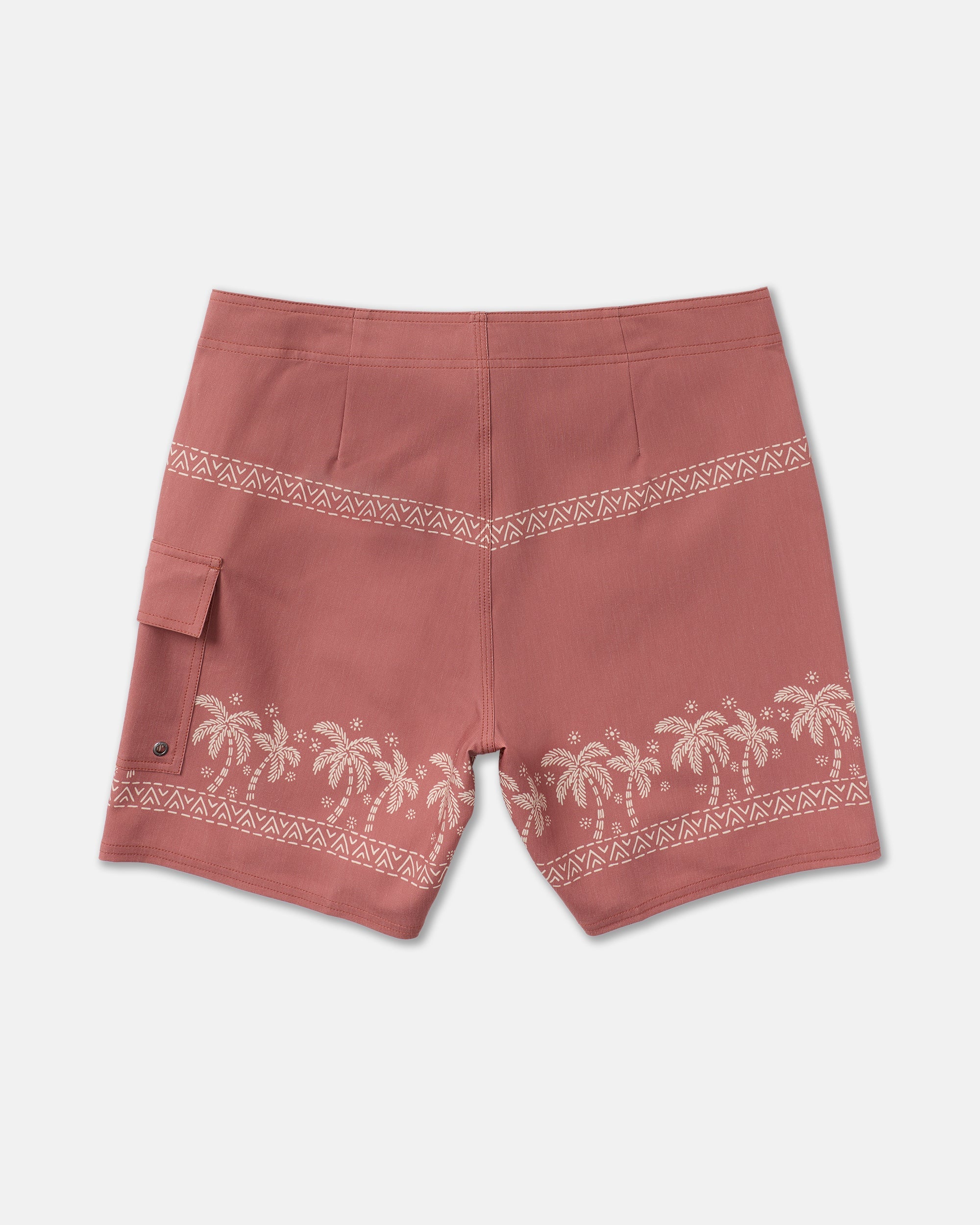 Exotica 17" Boardshorts - Burnt Red