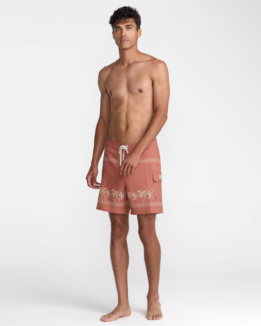 Exotica 17" Boardshorts - Burnt Red