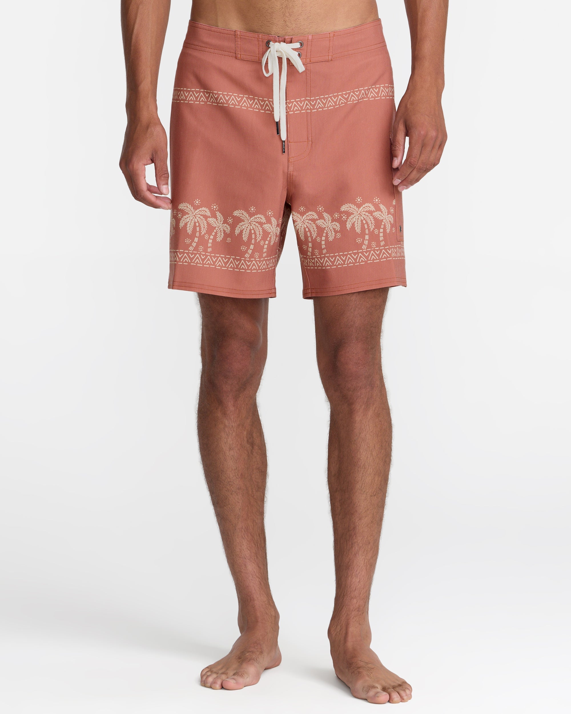 Exotica 17" Boardshorts - Burnt Red