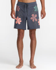 Bryce Baker 18" Boardshorts - Garage Blue