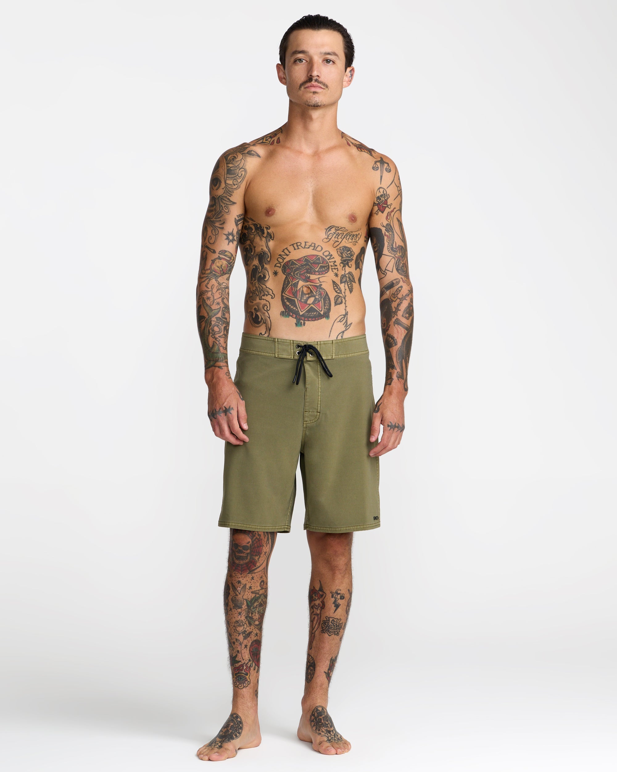 VA Pigment 19" Trunks - Martini Olive