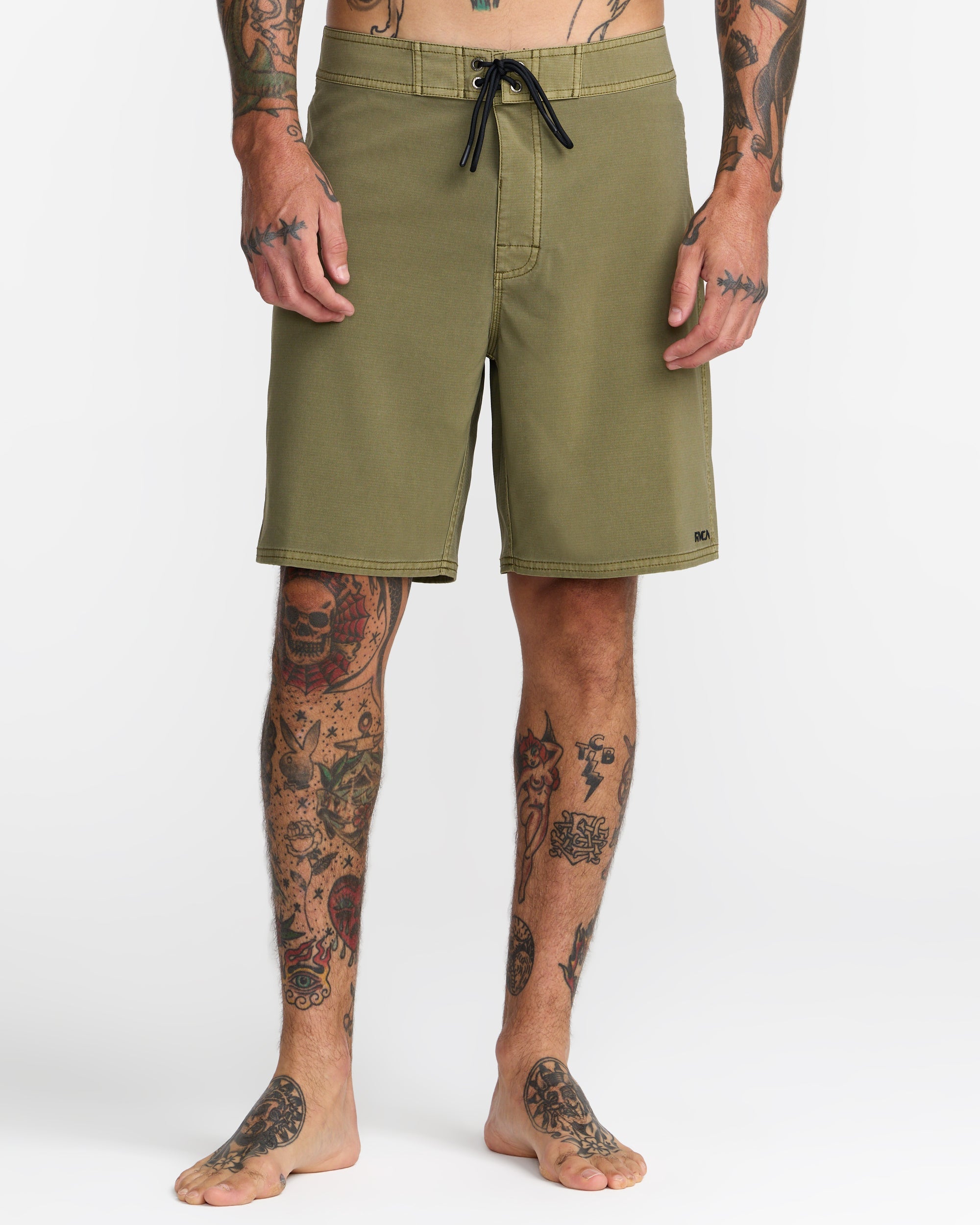 VA Pigment 19" Trunks - Martini Olive