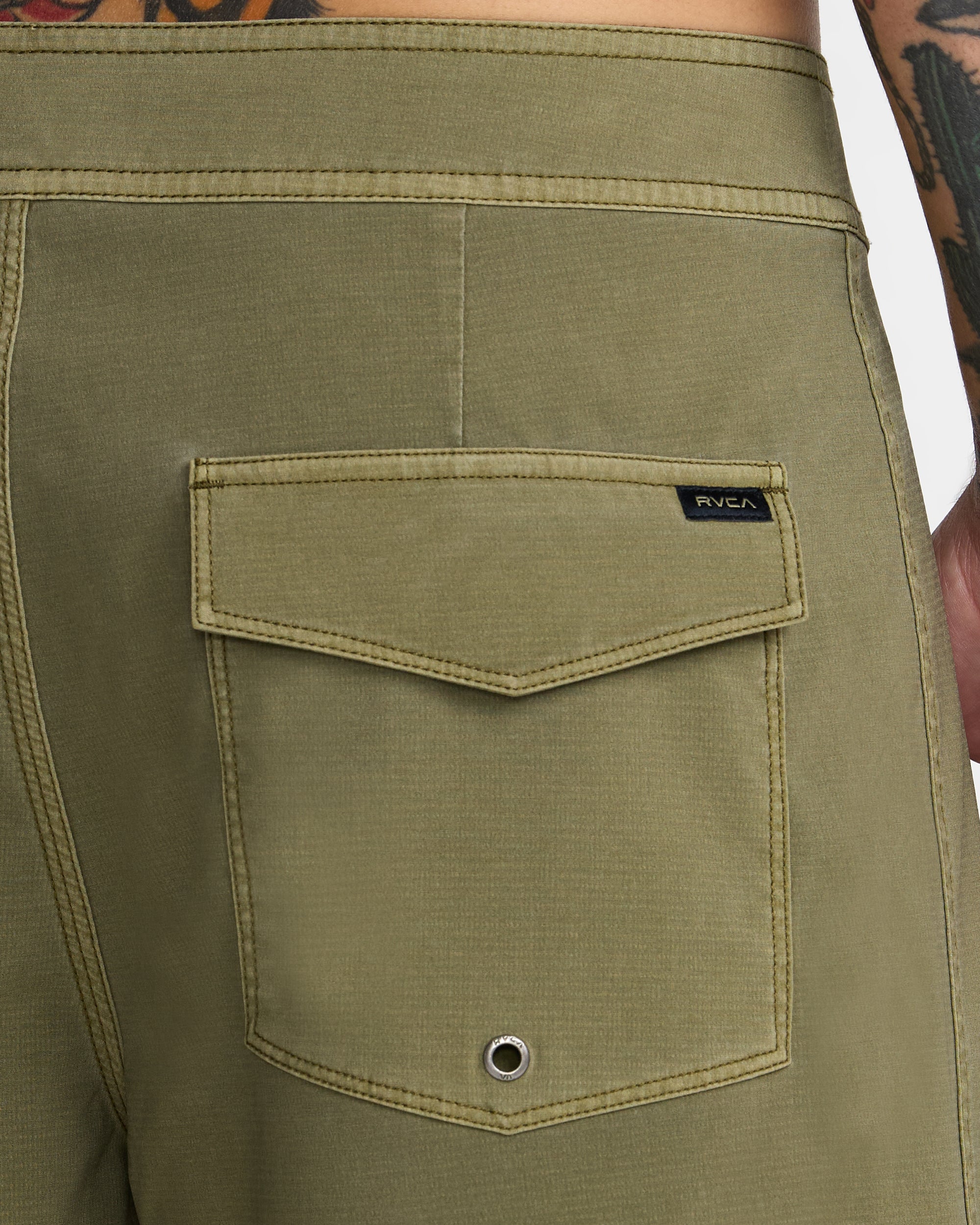 VA Pigment 19" Trunks - Martini Olive