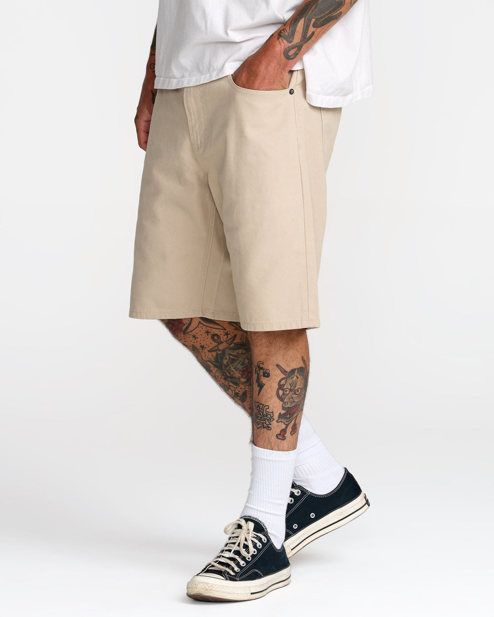Dayshift 5 Pocket Short 21" - Light Khaki