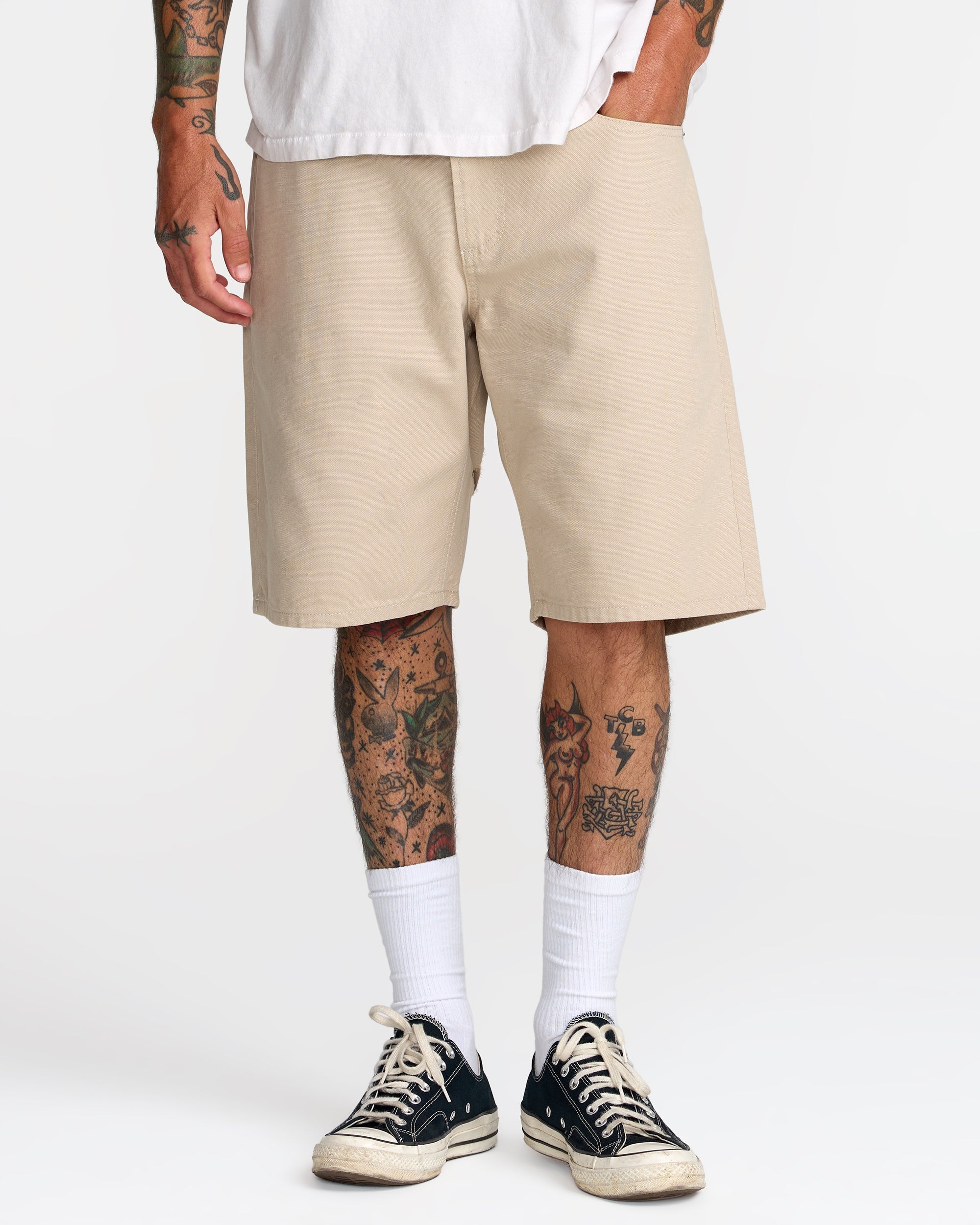 Dayshift 5 Pocket Short 21" - Light Khaki