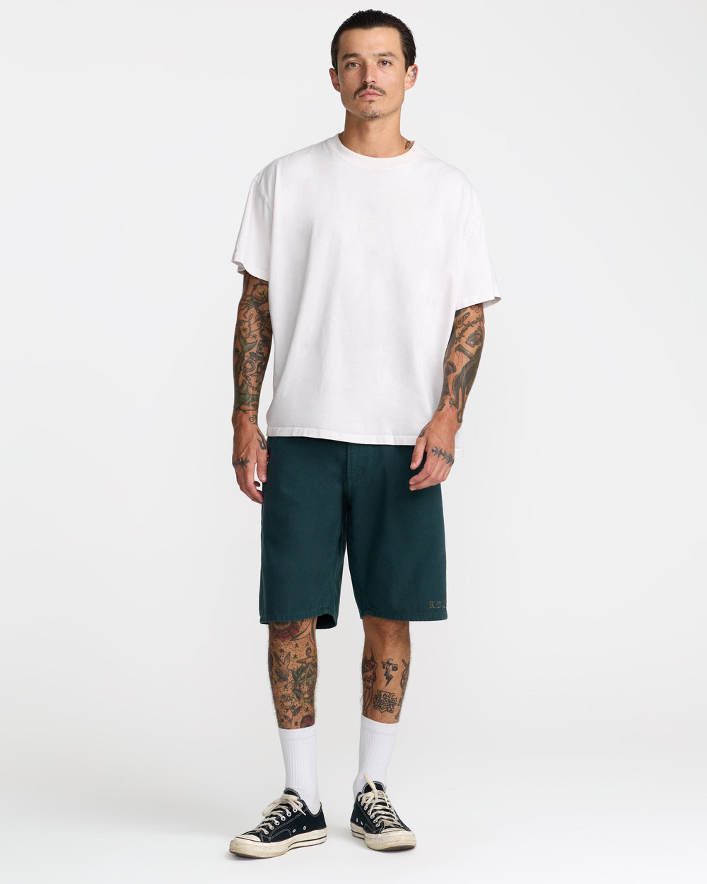 Kaleb 5 Pocket Short 21" Shorts - Hunter Green